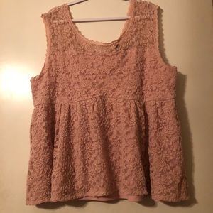 Torrid babydoll lace top